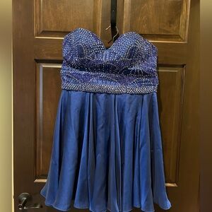 Sherri Hill Royal Blue Gown